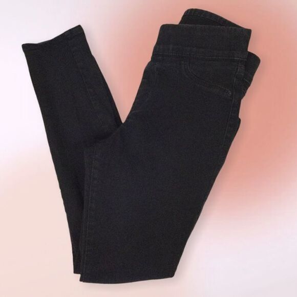 Old Navy Super Skinny Black Denim Mid Rise Jeggings Size 6 - Picture 9 of 14